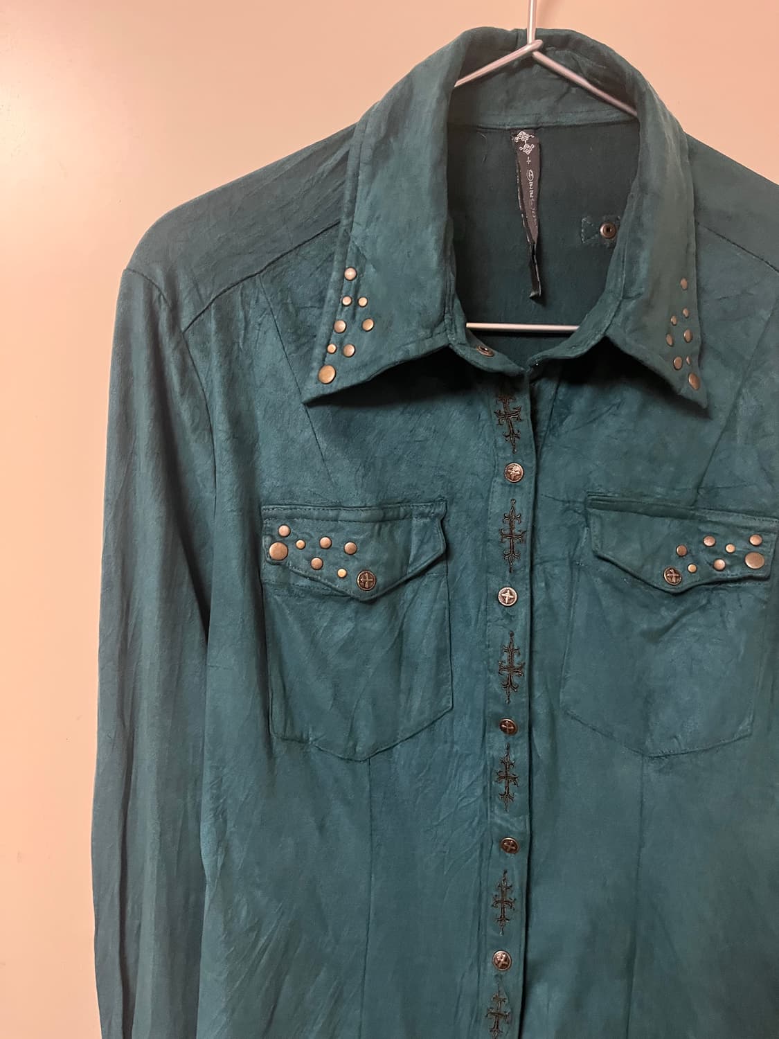 Ozz on ozz croce fake suede shirts 상품이미지3