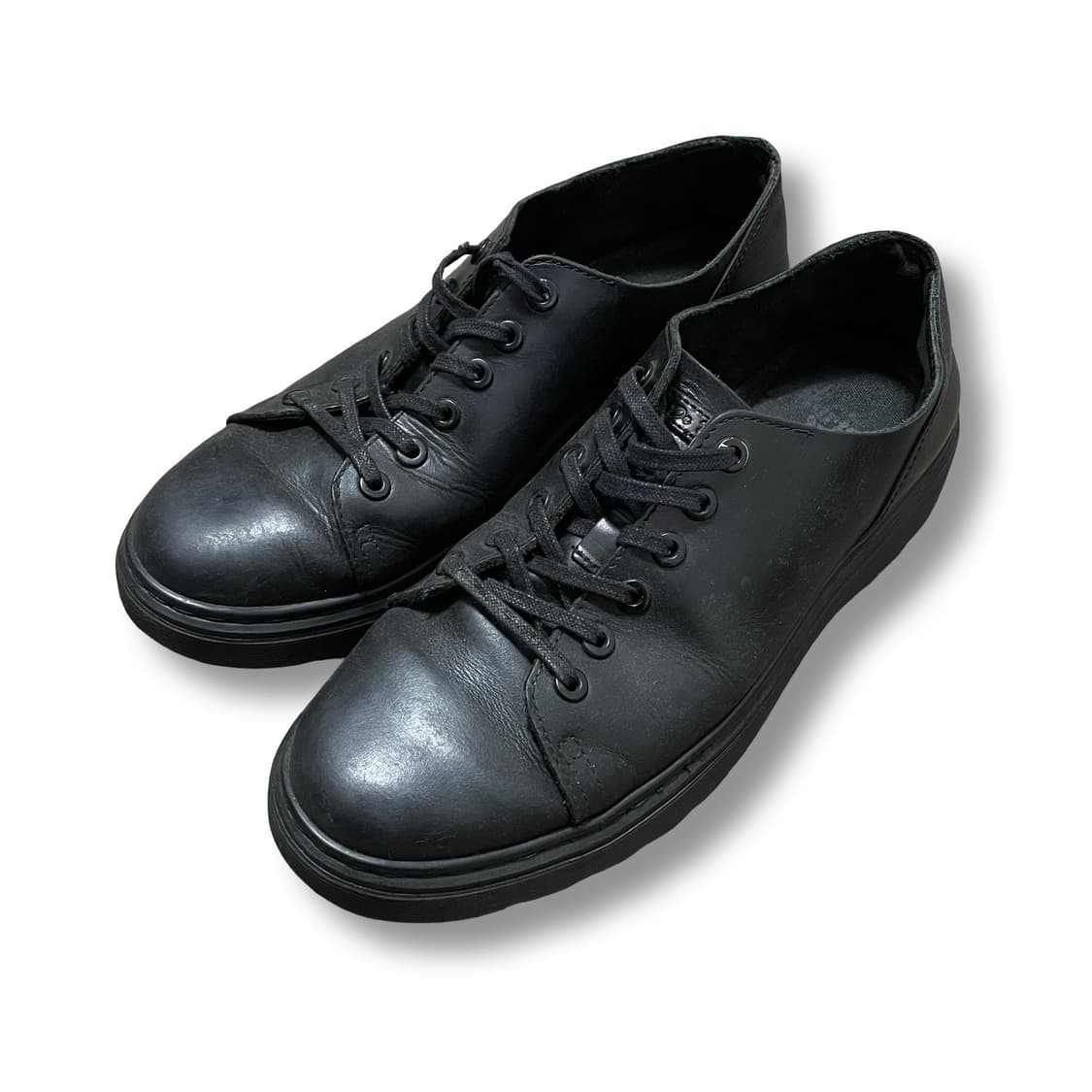 [uk8] 닥터마틴 단테 블랙 가죽 로퍼 로우워커 상품이미지1