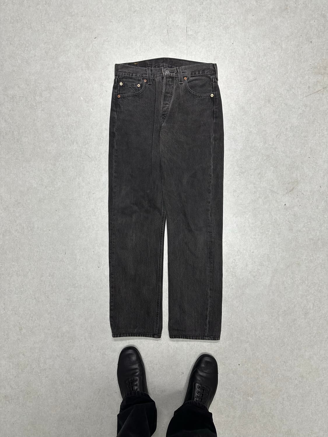 90s 리바이스 501 흑청 상품이미지3