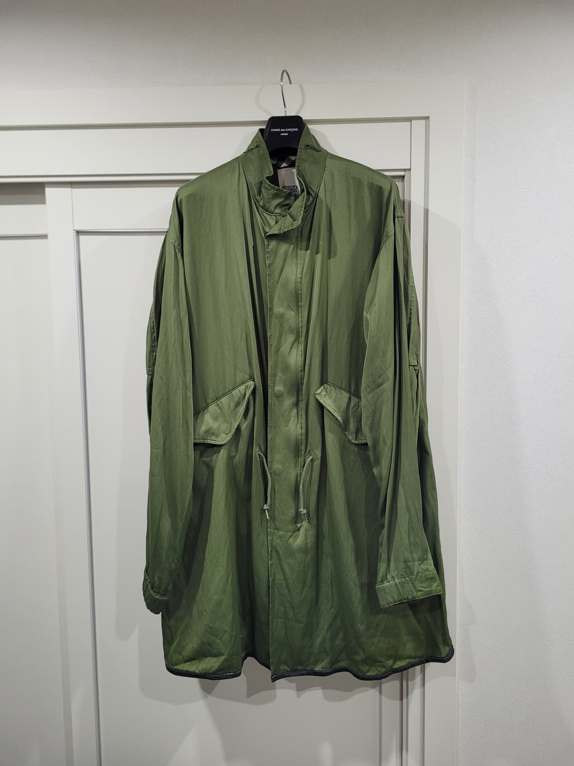 YSTRDYs TMRRW 레이온 코튼 혼방 레더트리밍 야상 자켓 상품이미지1