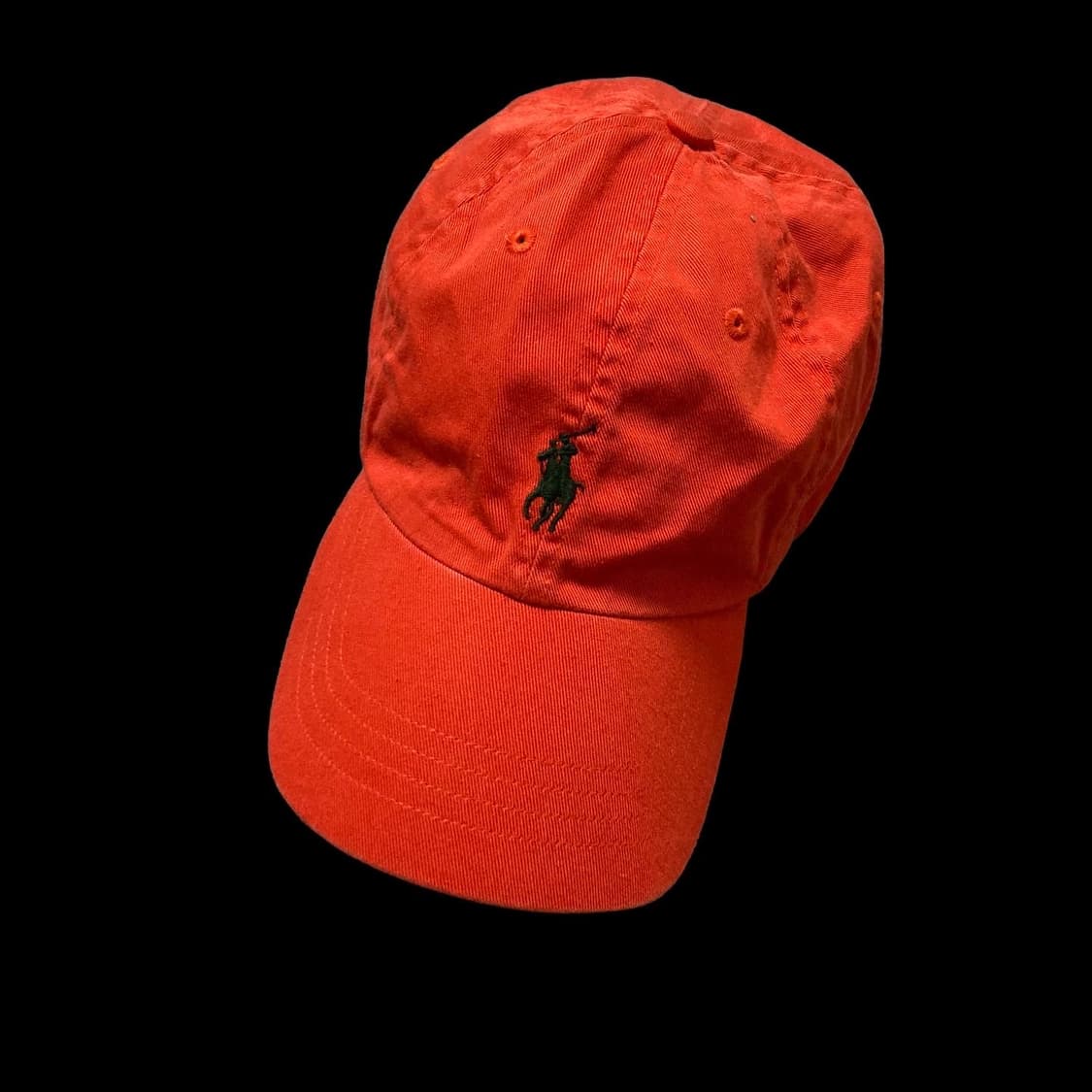 폴로랄프로렌 90's 두산택 오렌지 포니로고 볼캡 상품이미지1