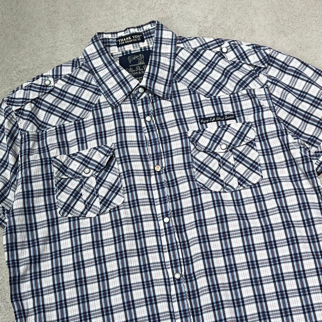 스카치앤소다 체크하프셔츠 s10589 상품이미지3