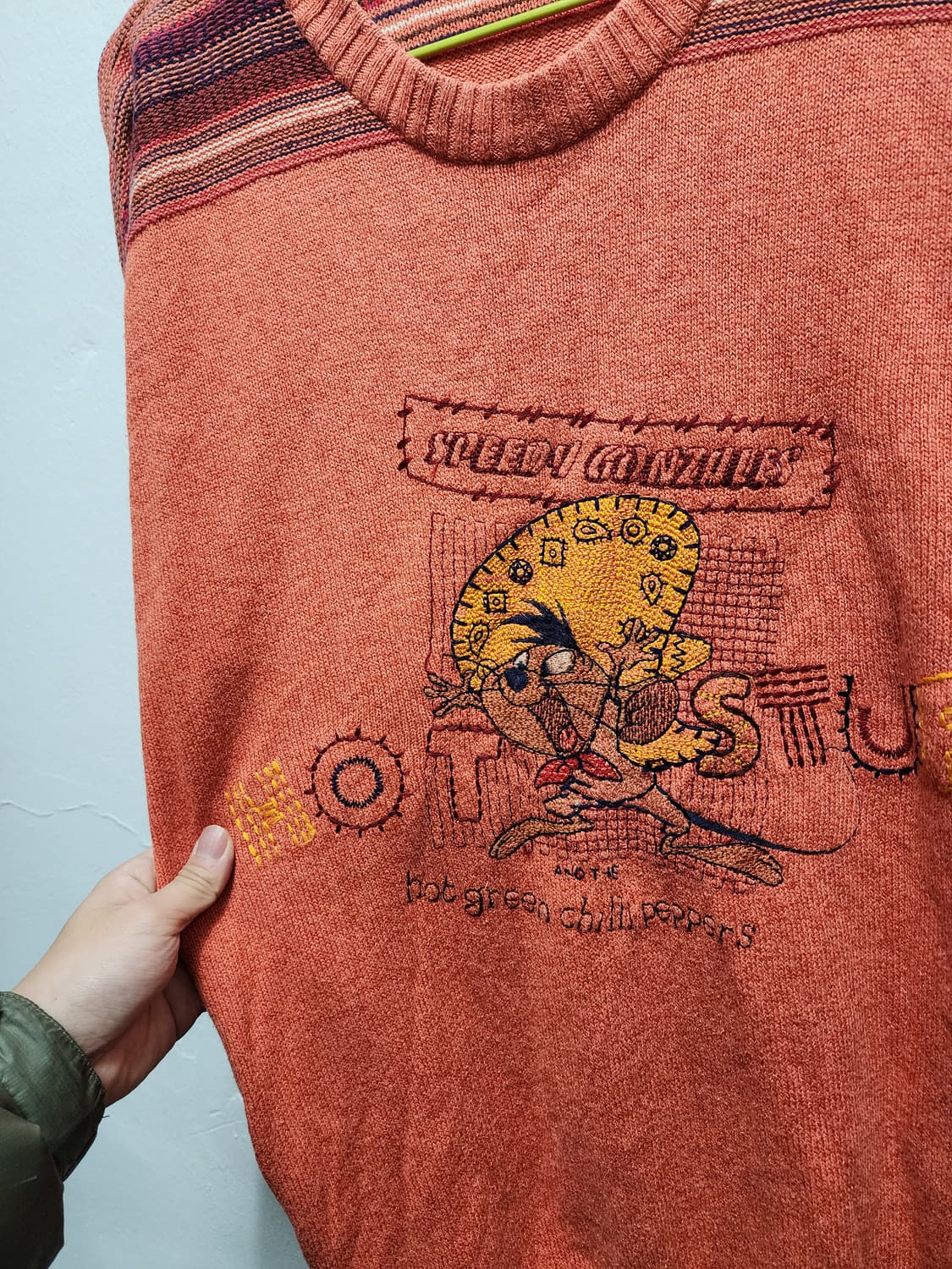 ICEBERG 아이스버그 90s 캐릭터자수 니트 상품이미지3