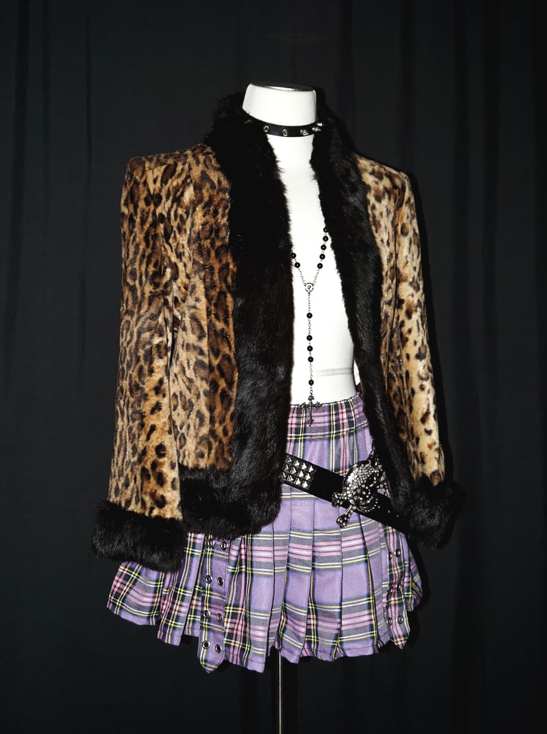 leopard fur jacket  상품이미지1