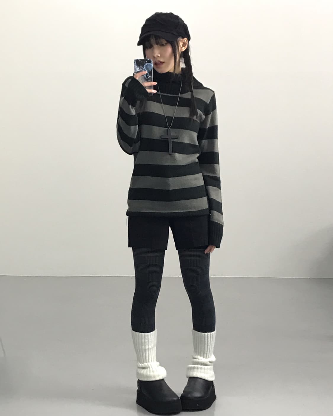 Jpn Acrylic Striped Sweaters 상품이미지3