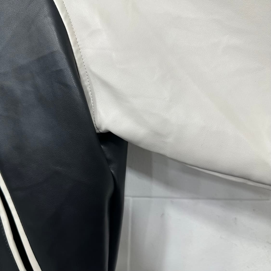 파르티멘토 레더 레글런 바시티 자켓 상품이미지5