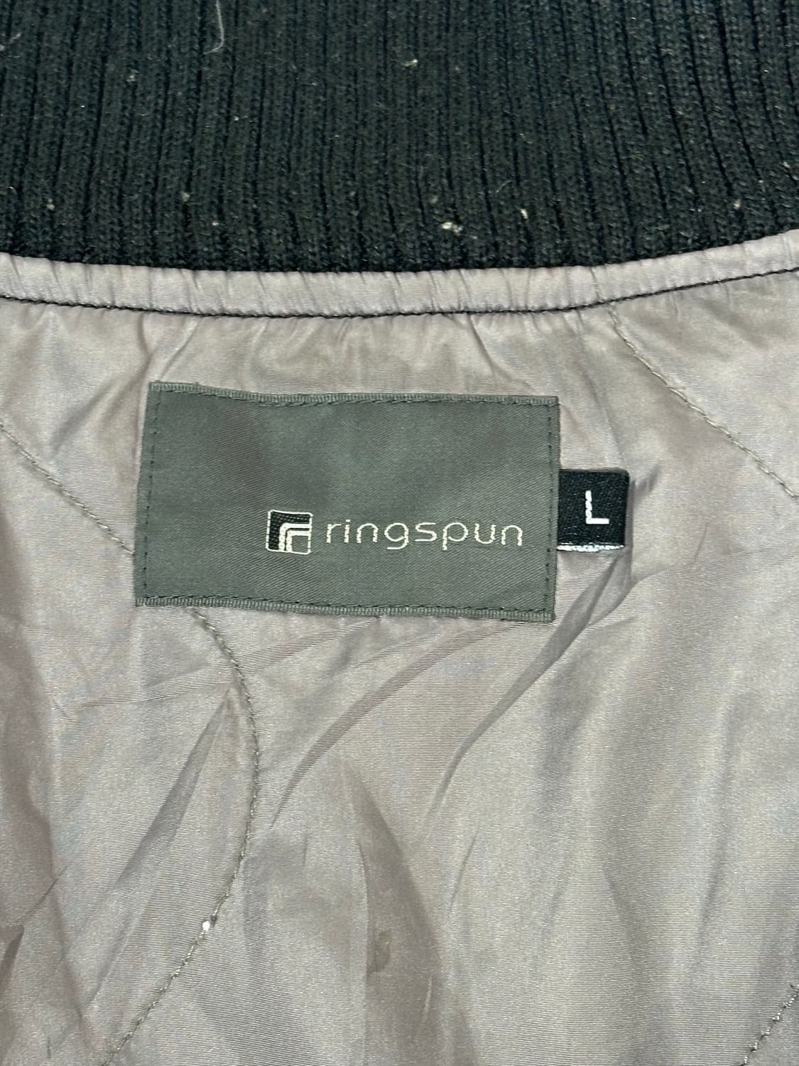 일본 빈티지 블랙 빅 로고 바시티 스타디움 자켓 L 상품이미지7