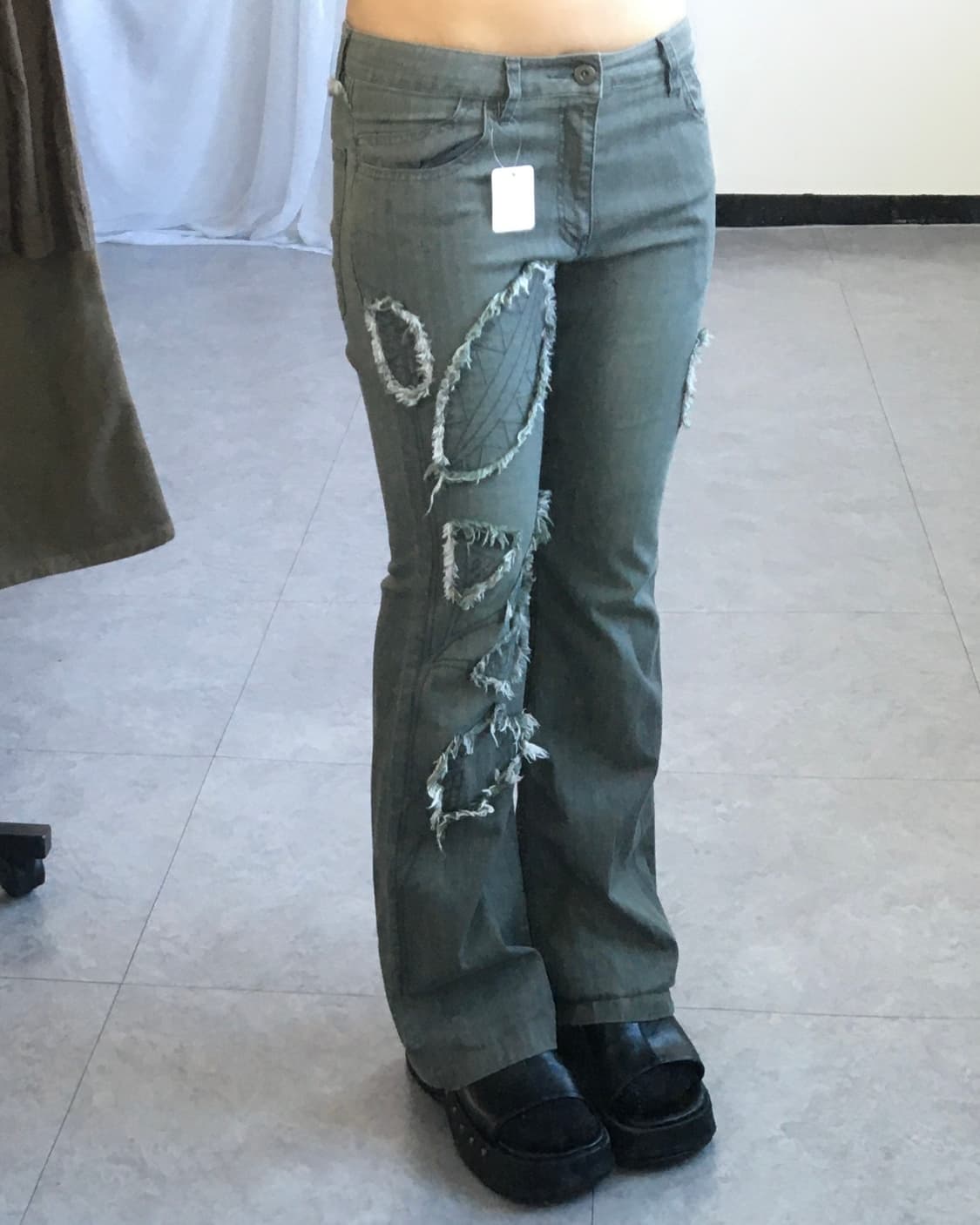 Grunge patch point pants 상품이미지7