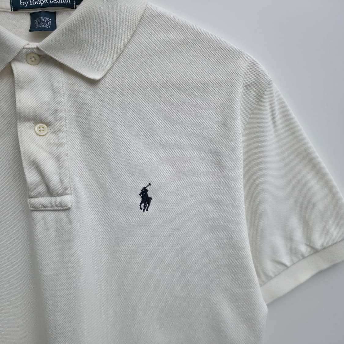 [S] 폴로 랄프로렌 화이트 카라티 상품이미지4