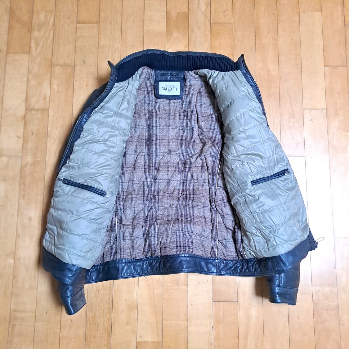 (택포) 갈로티 GALLOTTI 이태리 양가죽 패딩 52 105 B136 상품이미지6