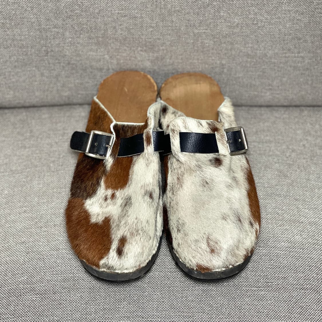 리얼 송치 통우드 아웃솔 클로그 270-275 상품이미지4