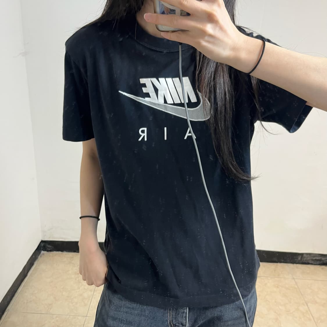 Nike Black Big Logo T-Shirt 상품이미지2