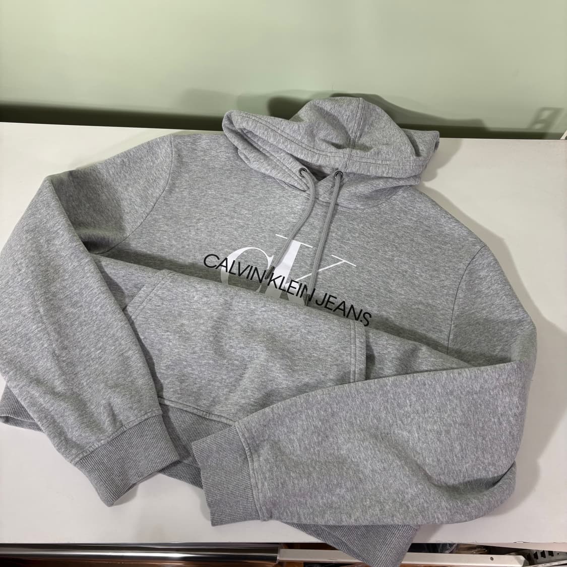 XL 캘빈클라인 CK 빅로고 후드티 상품이미지2