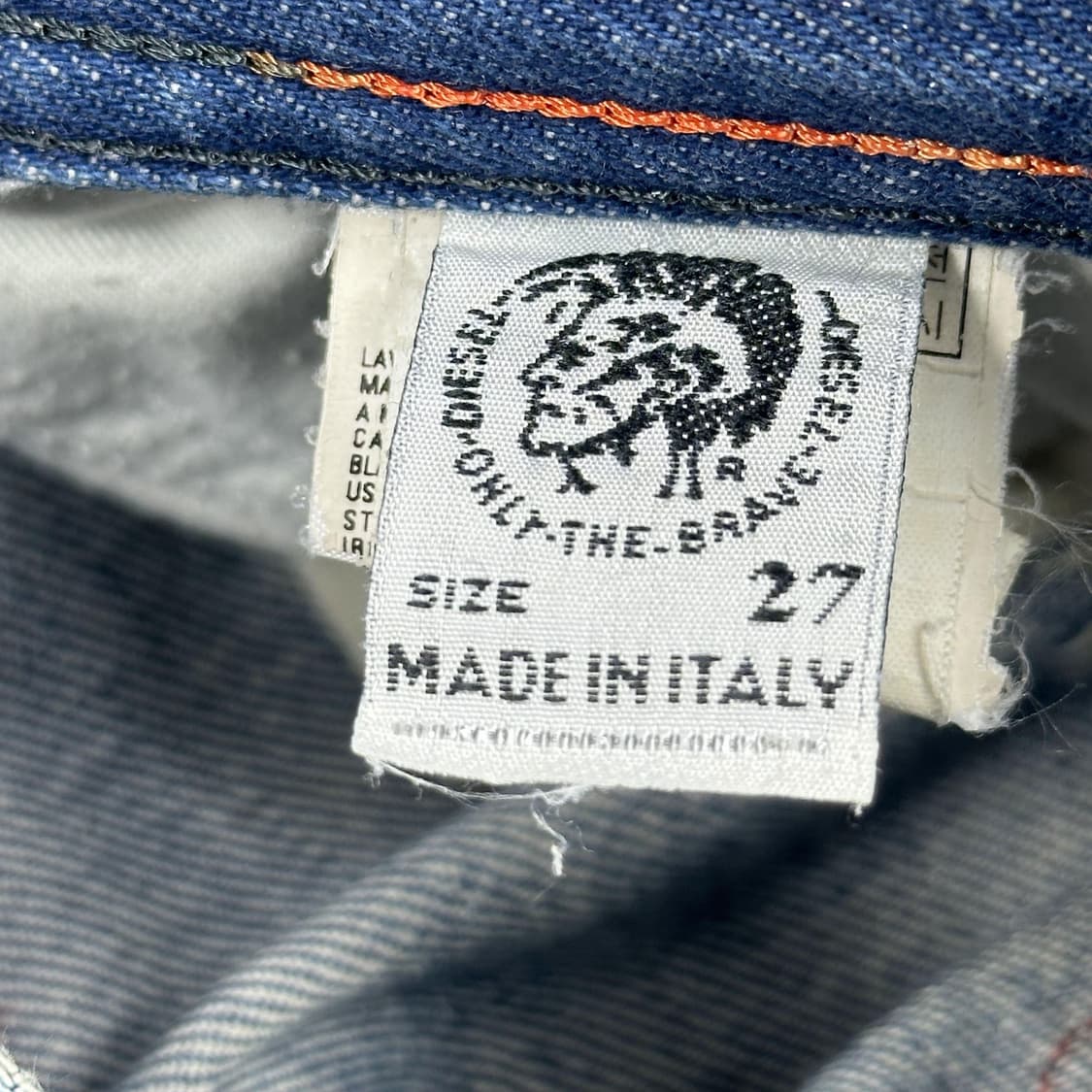 디젤 데미지 워싱 스트레이트 데님 팬츠 (27인치 여성추천) 상품이미지6