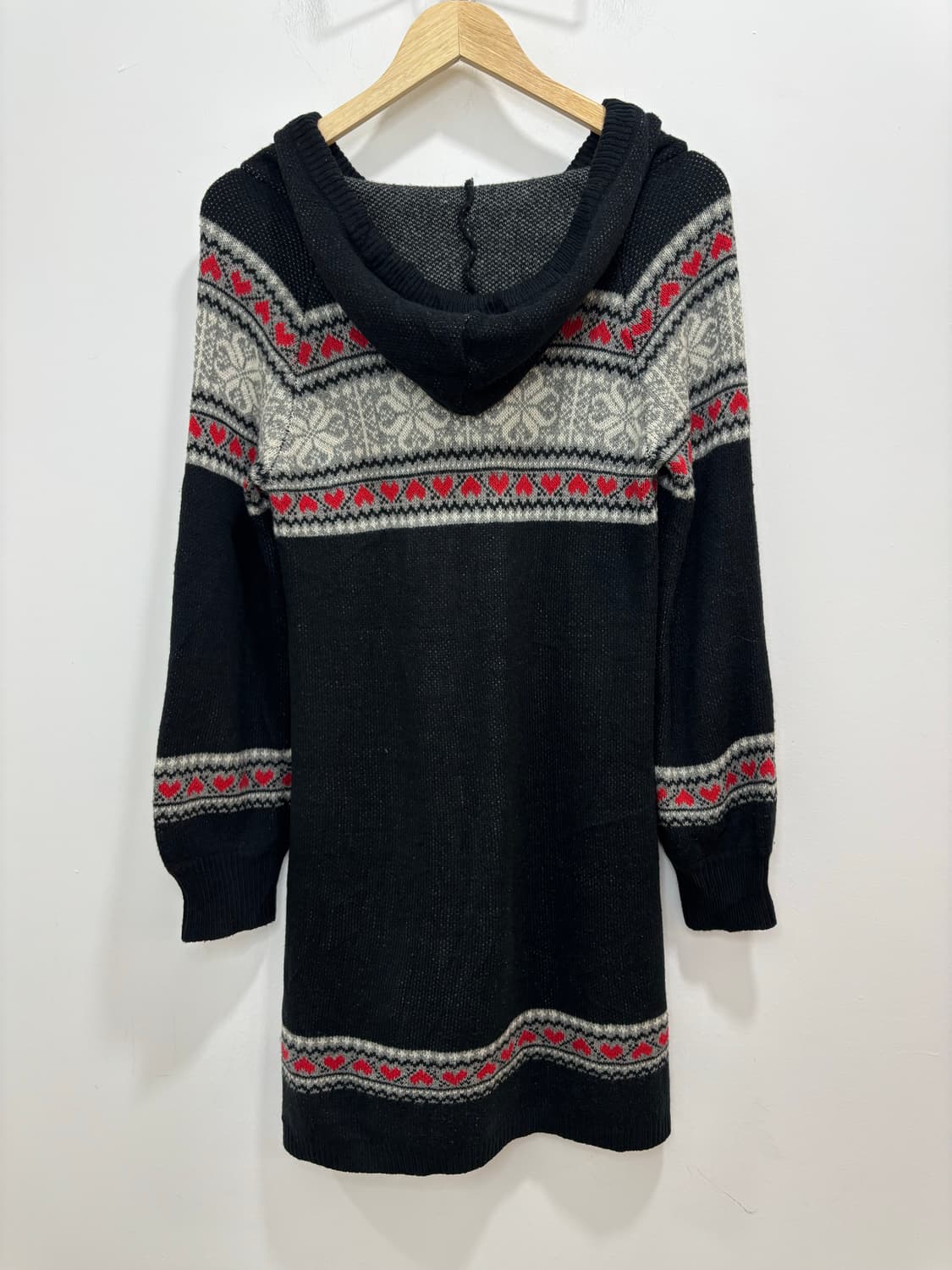 Michel klein 폼폼이 노르딕 후드 니트 원피스 상품이미지10