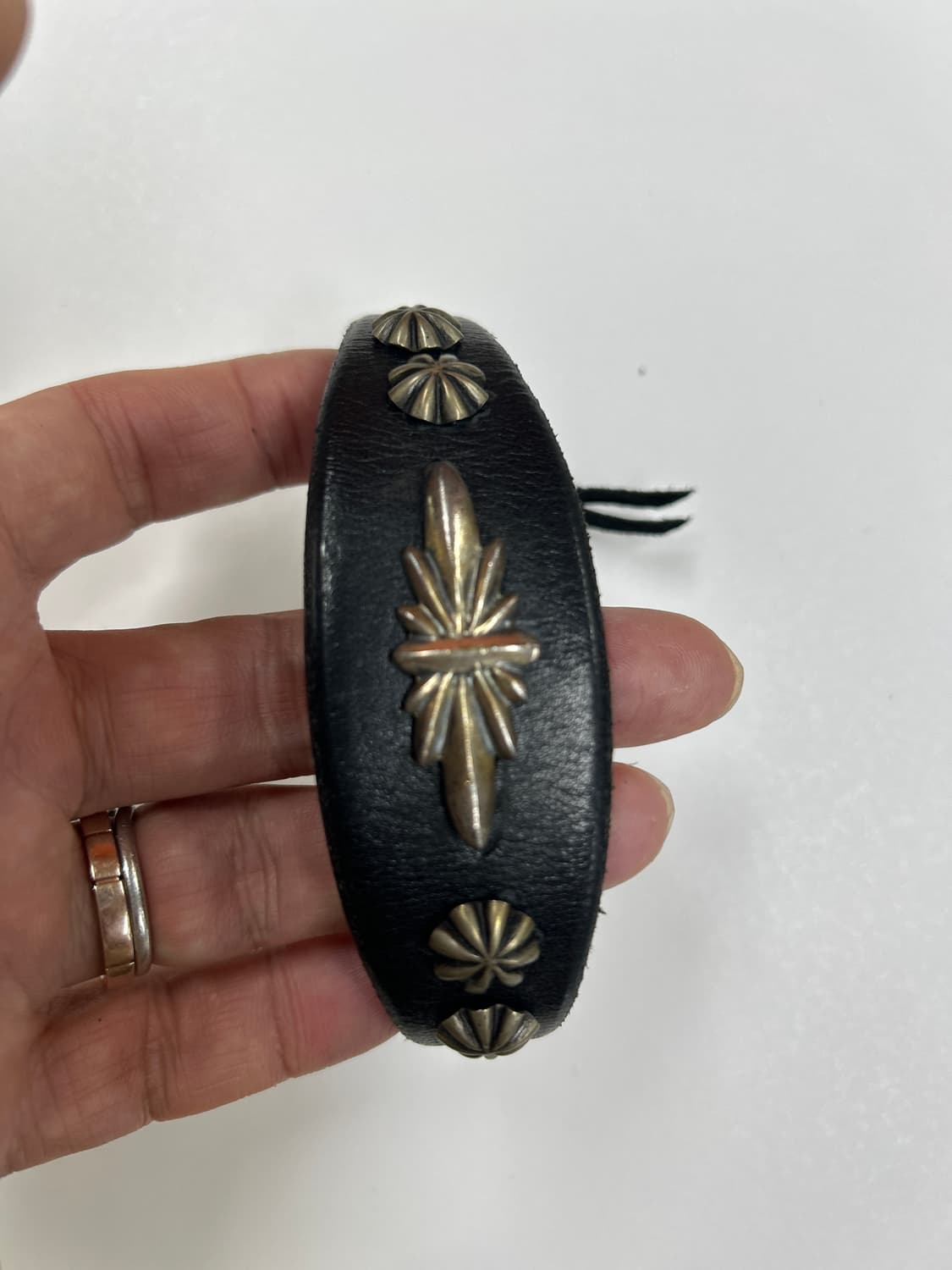 고로스 GC24 크로스 콘초 가죽 팔찌 상품이미지3