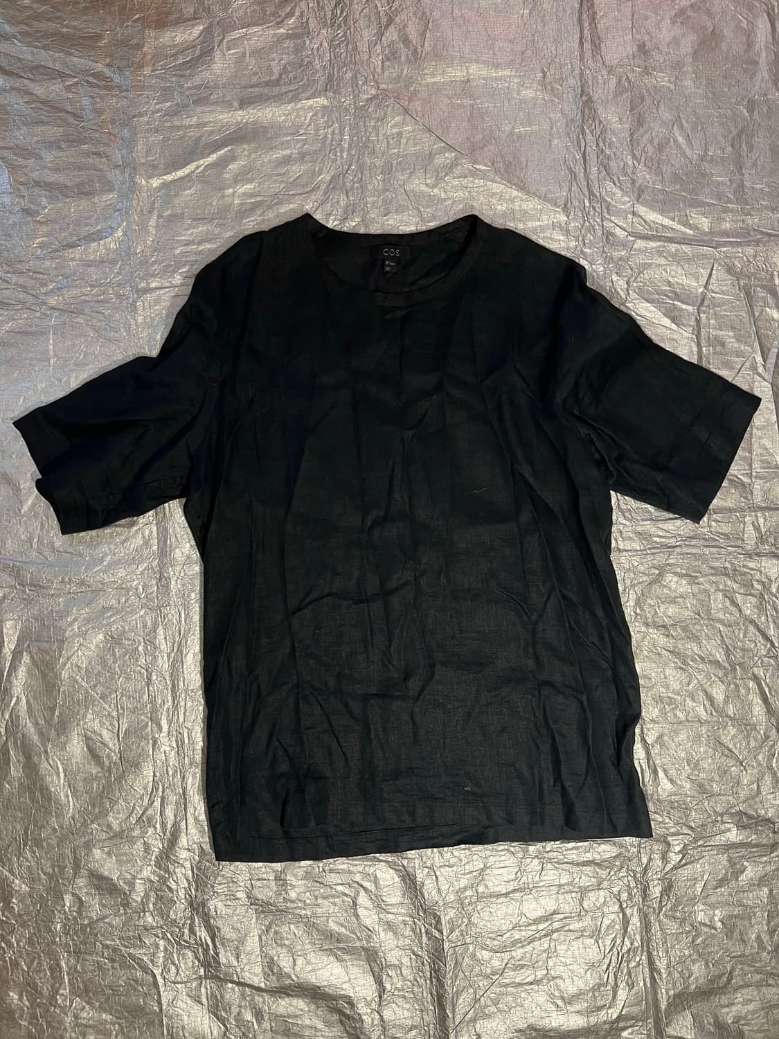 cos 린넨 셔츠 검정 상품이미지1