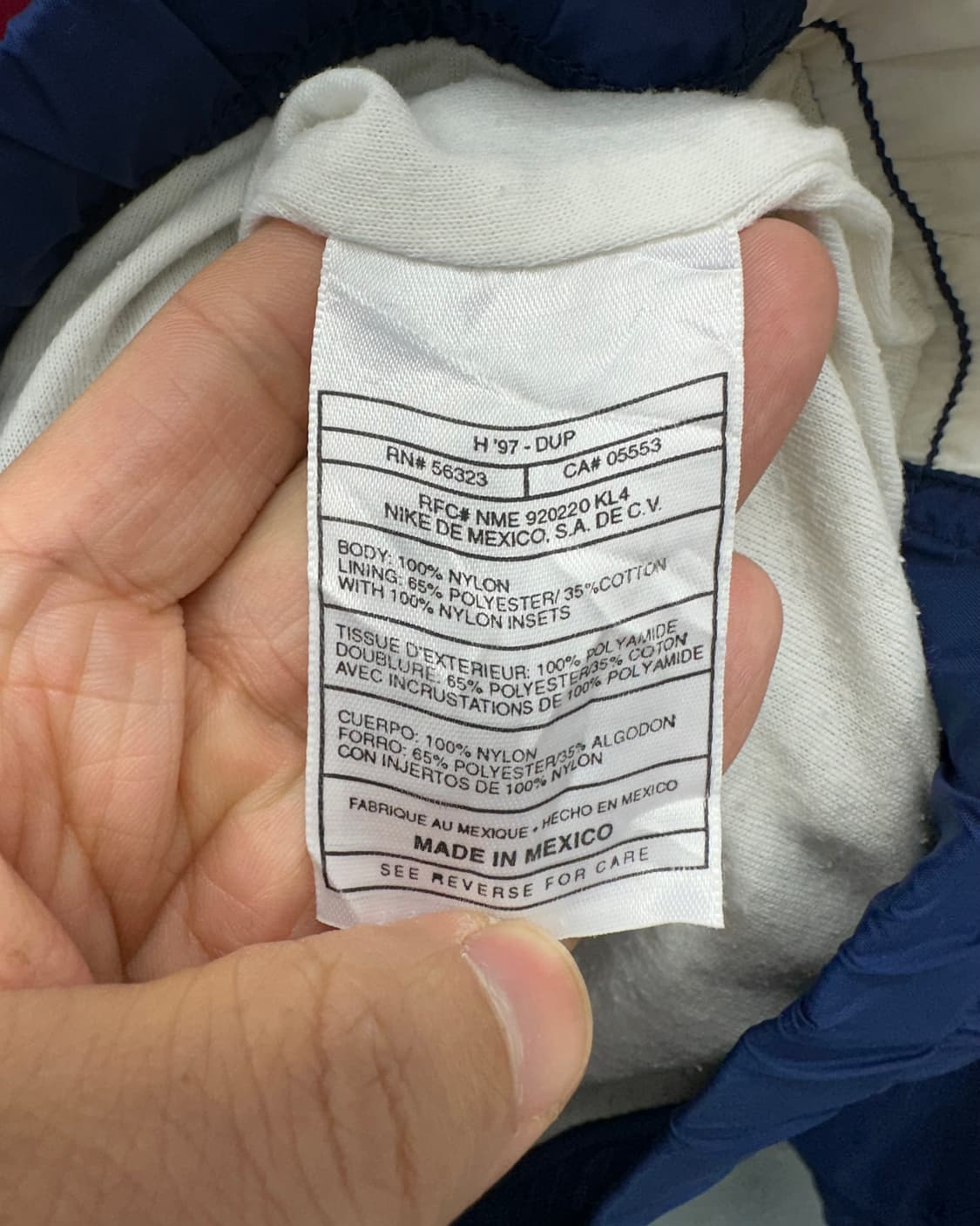 (L)90'S 나이키 빅로고 바람막이-M1194 상품이미지6