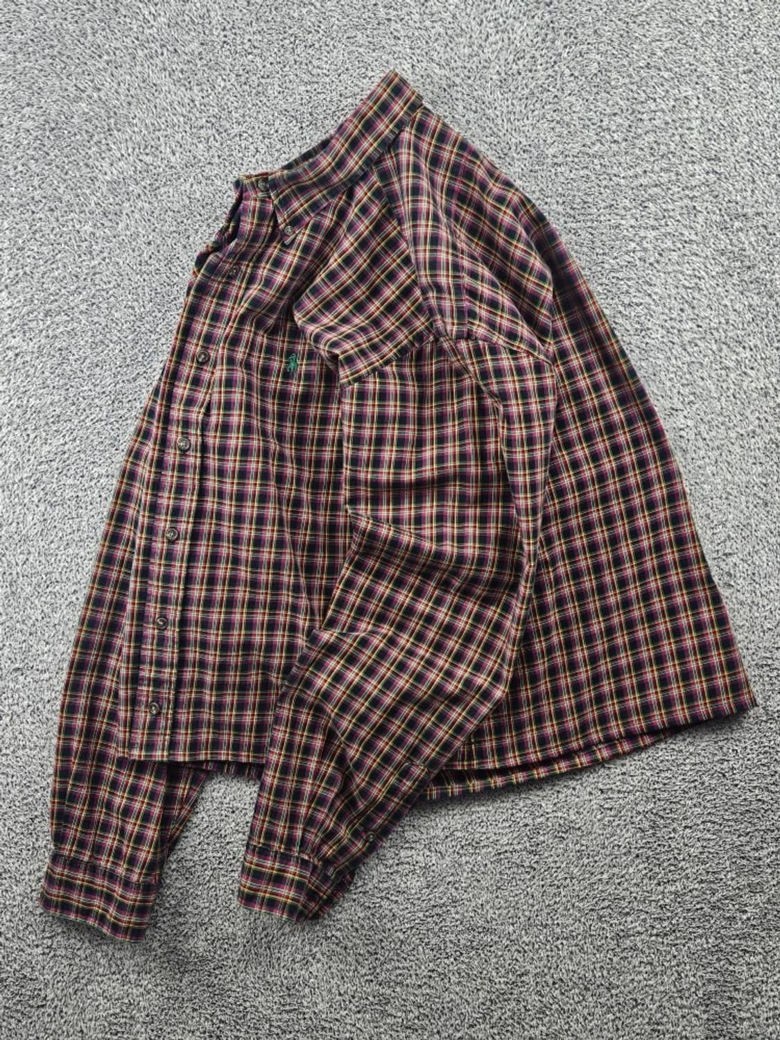 폴로랄프로렌 크롭 커스텀 체크 셔츠 ( XL ) / 11515 상품이미지3