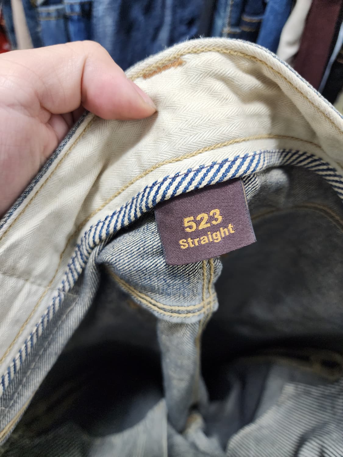 리바이스 스트레이트 523 데님 상품이미지5