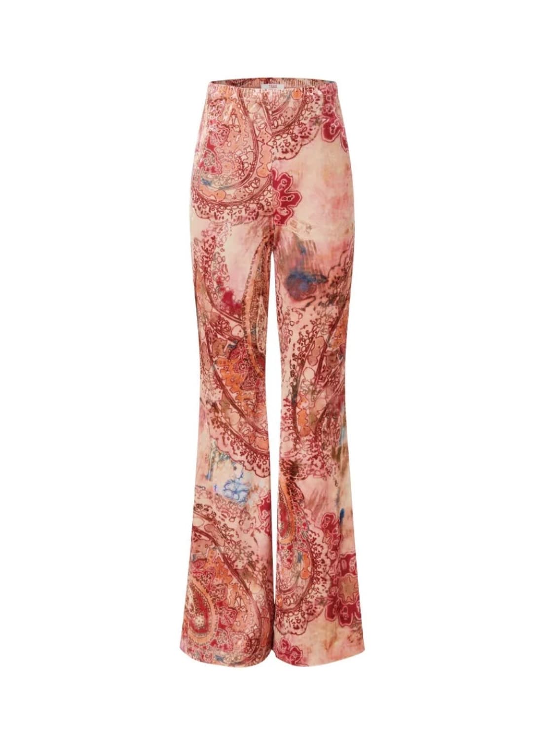 PAISLEY VELVET JERSEY PANTS (PINK) 상품이미지1