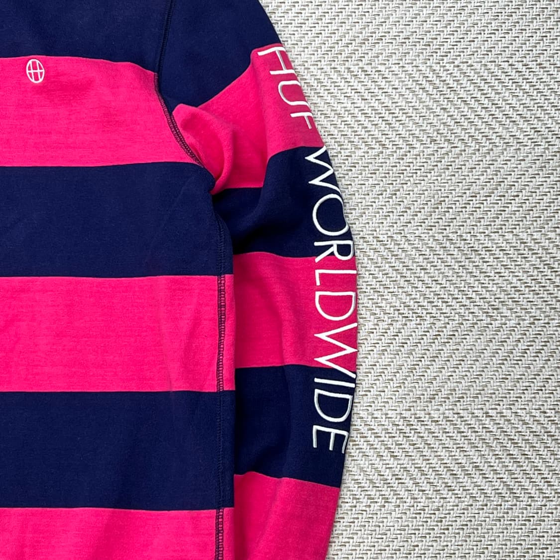 허프 레터링 단가라 맨투맨 r2470 상품이미지5