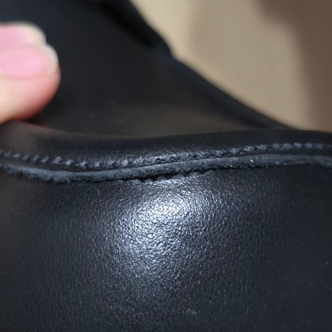 (260)크리스틴 해리 카우하이드 스퀘어더비 블랙 상품이미지8