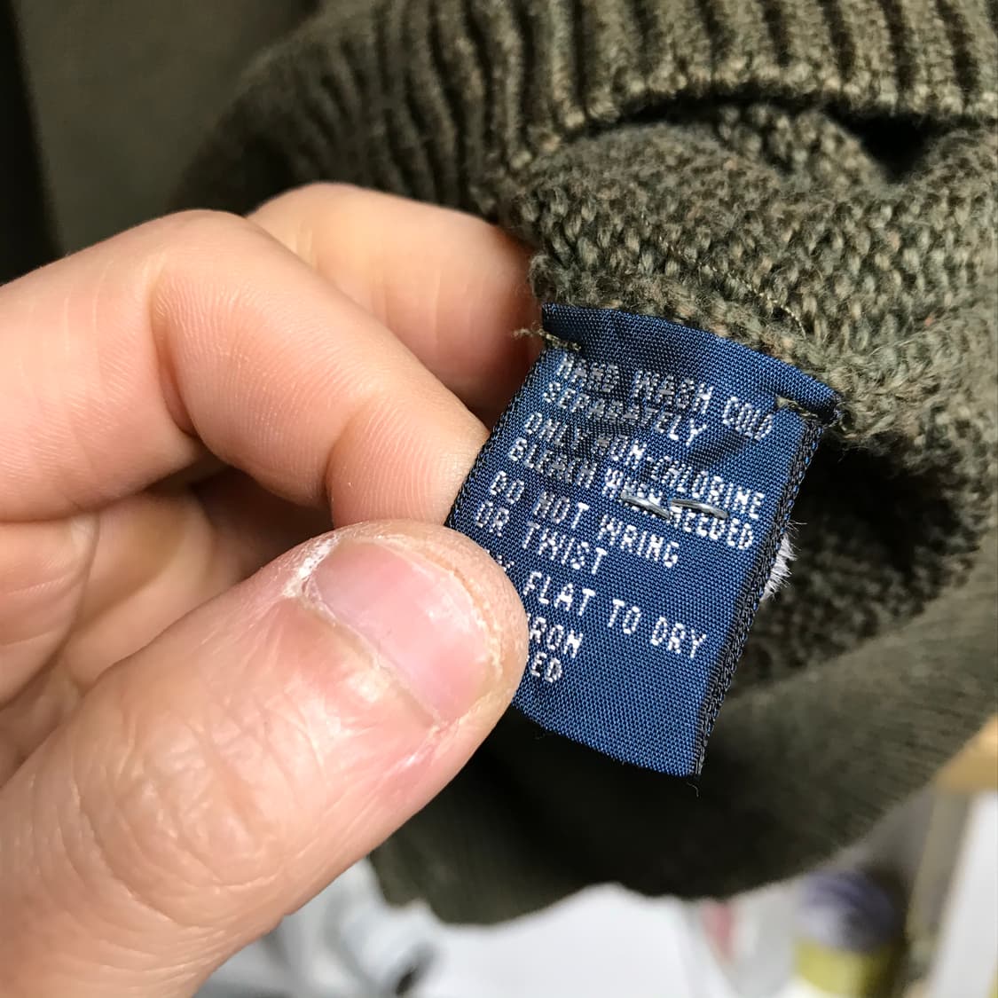 폴로 랄프로렌 찐카키 반집업니트 상품이미지4