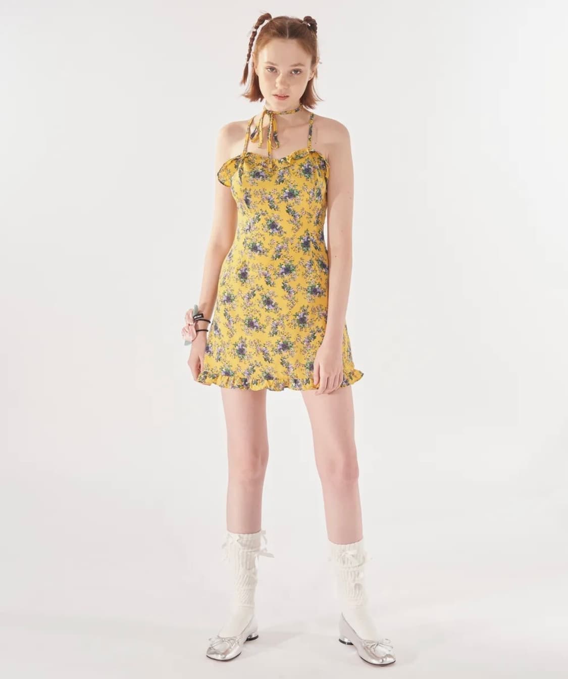 [택 o] 오드원아웃 FLOWER ONE PIECE_YELLOW 상품이미지1