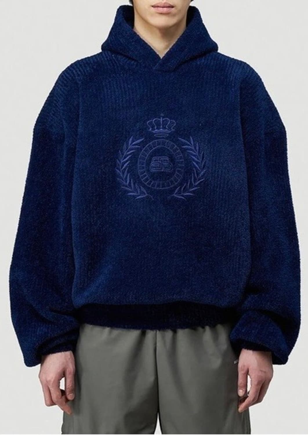 [S] 발렌시아가 엠브로이드 타월 후드 상품이미지1