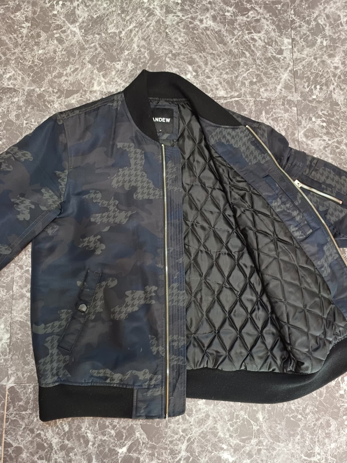 앤드뉴(ANDEW) 카모플라주 블루종 점퍼 100 상품이미지3