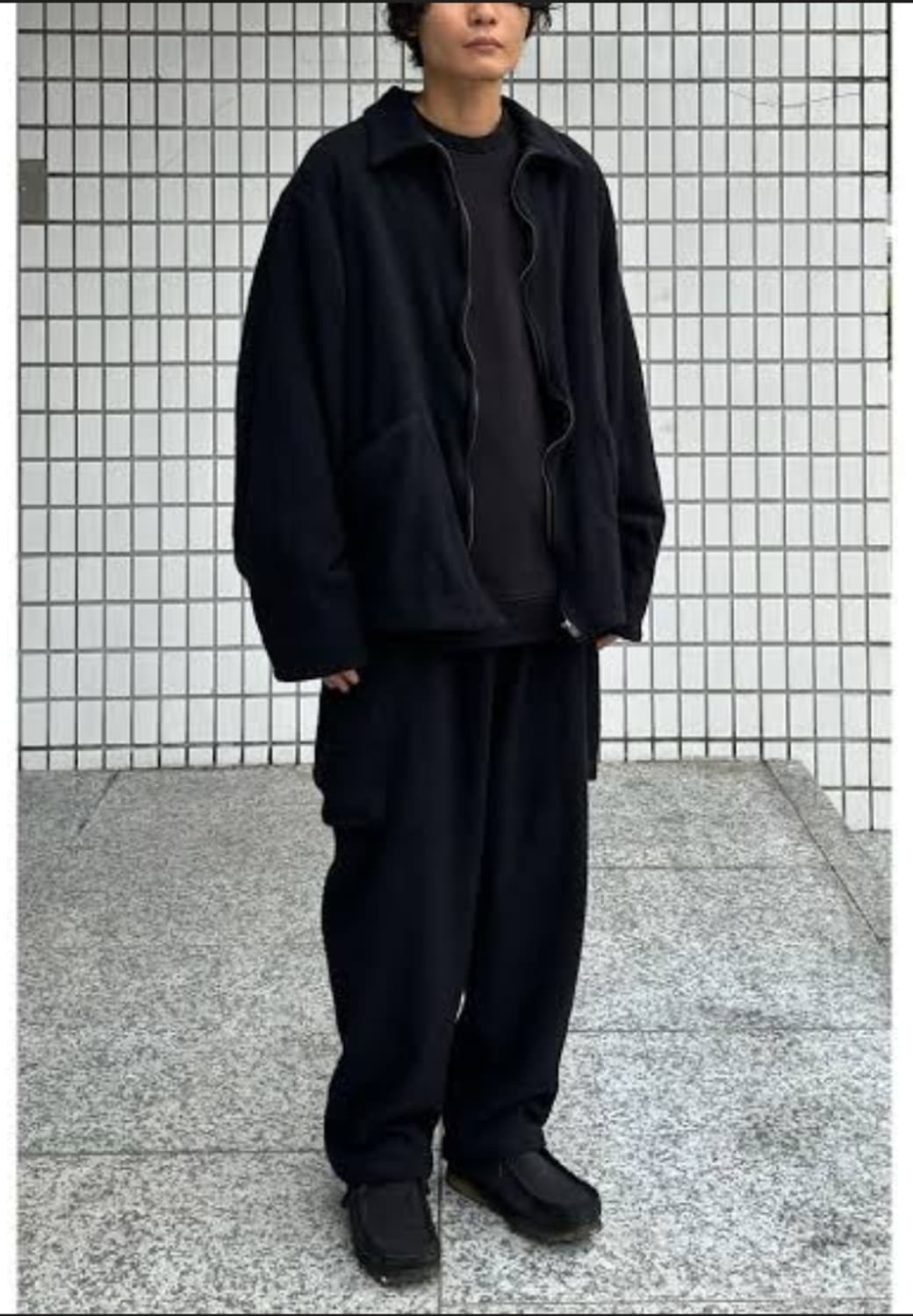 25aw 코모리 축융 숏자켓 2사이즈 블랙 상품이미지1