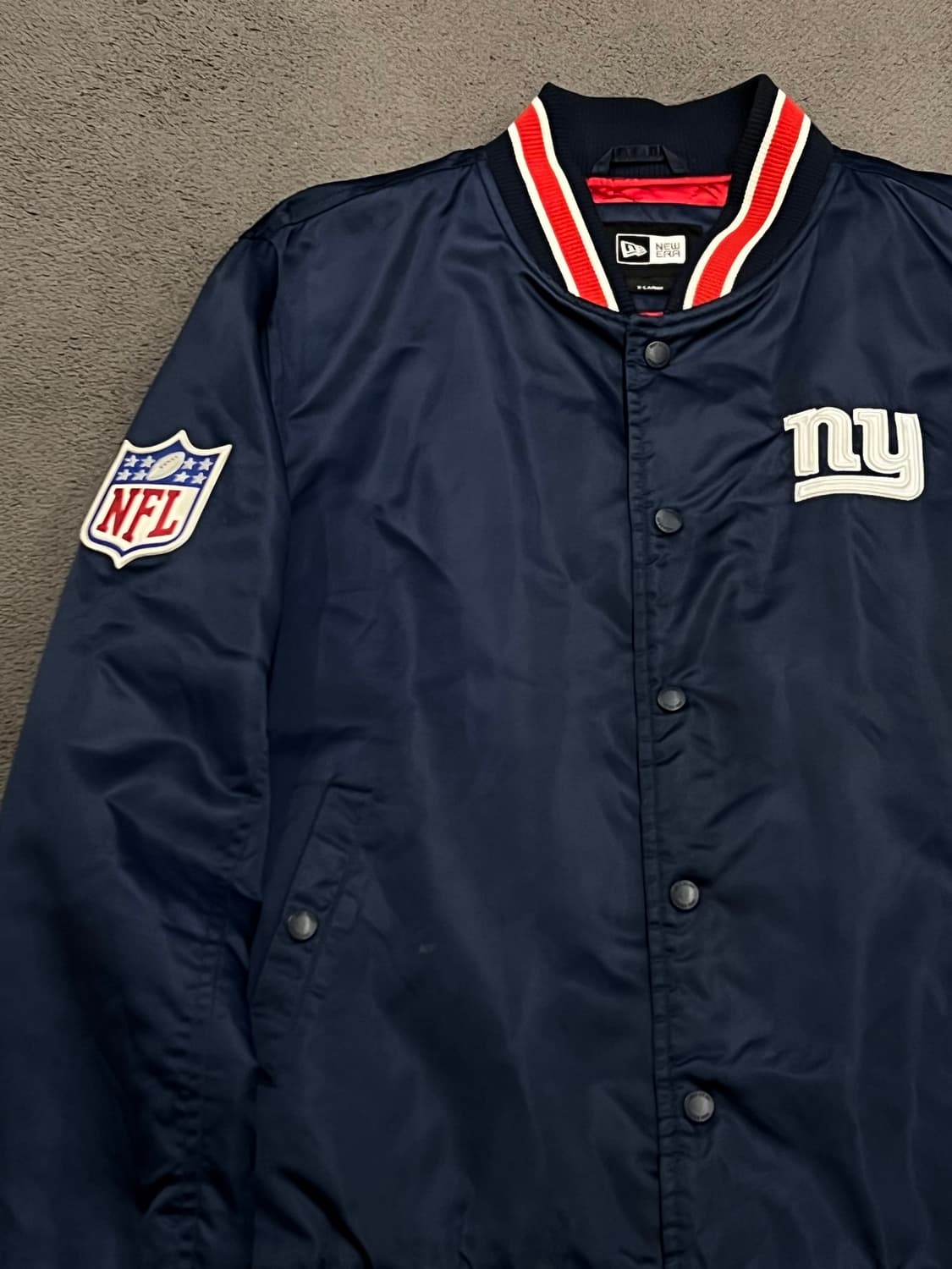 뉴에라  NFL 뉴욕 자이언츠 새틴 스타디움 자켓  처분  상품이미지2