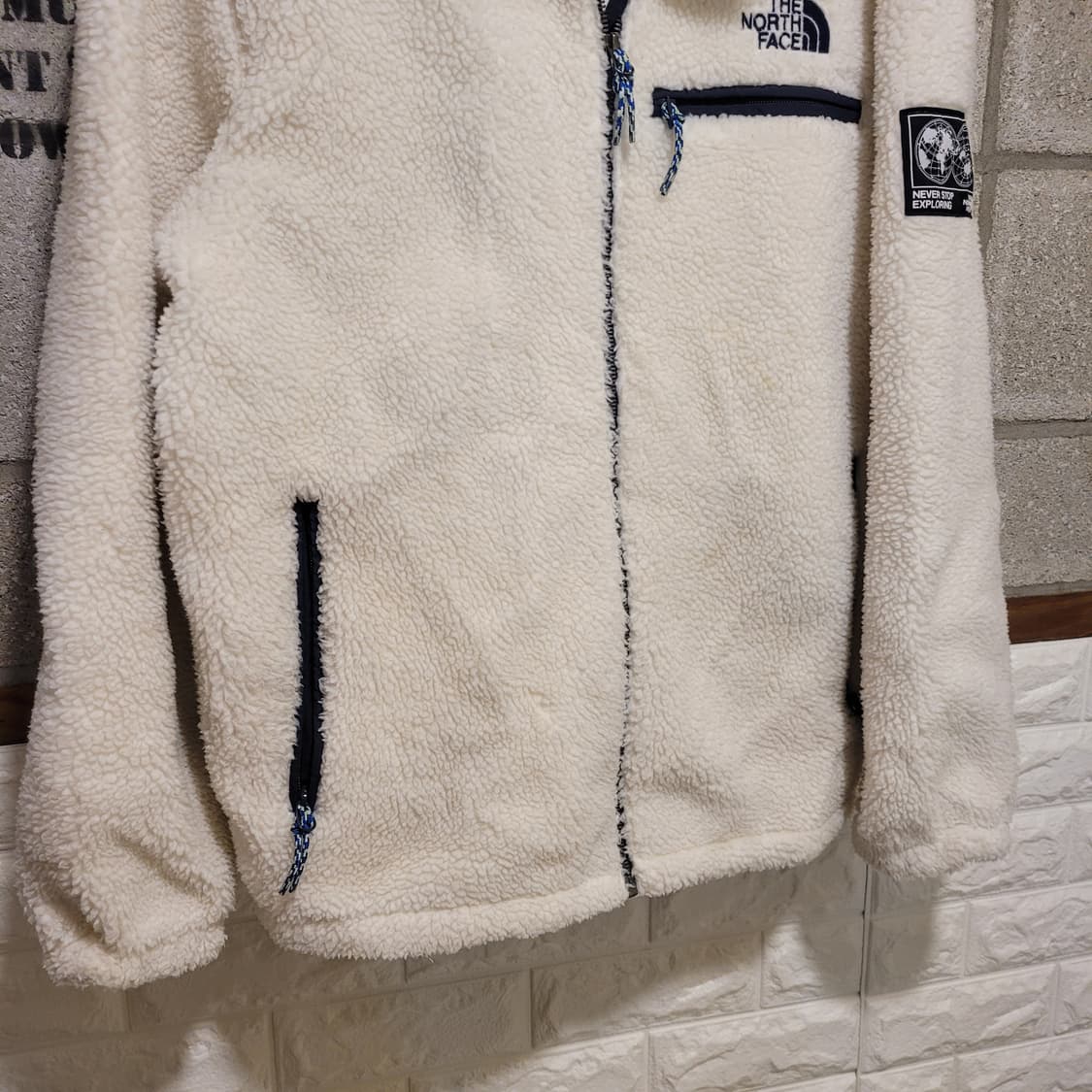 노스페이스 사이드와펜 플리스 자켓 L 상품이미지3