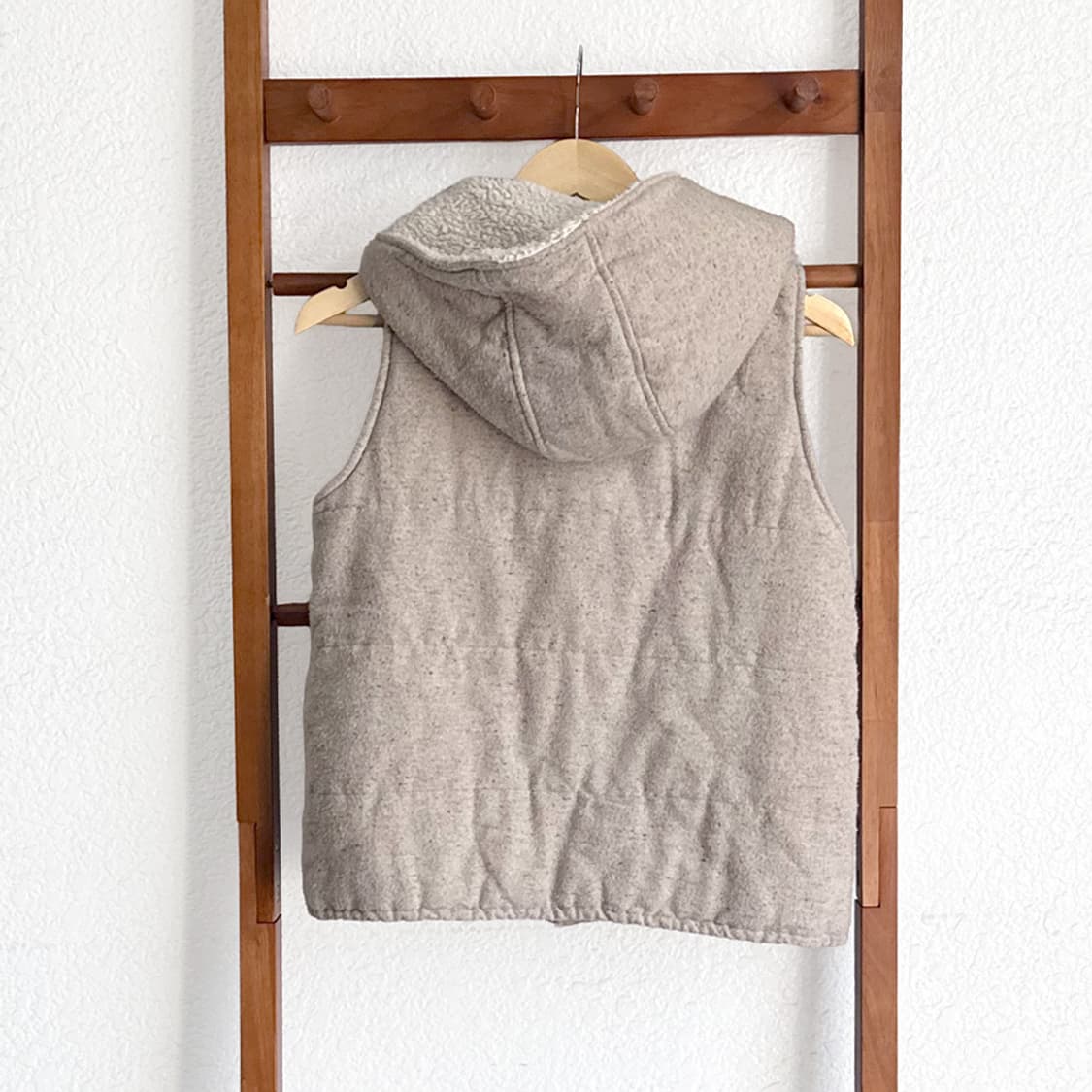 우드 오트 더플 후드 베스트 상품이미지7