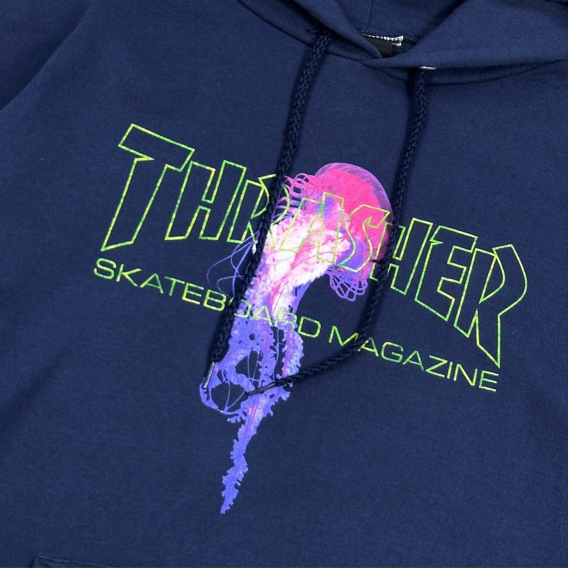 트레셔 플레임 사이드라인 네이비 후드티 (L) 상품이미지3