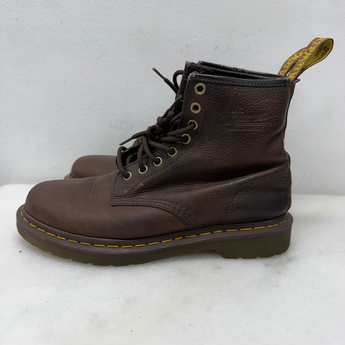 (UK6)닥터마틴 워커부츠8홀 브라운 상품이미지4