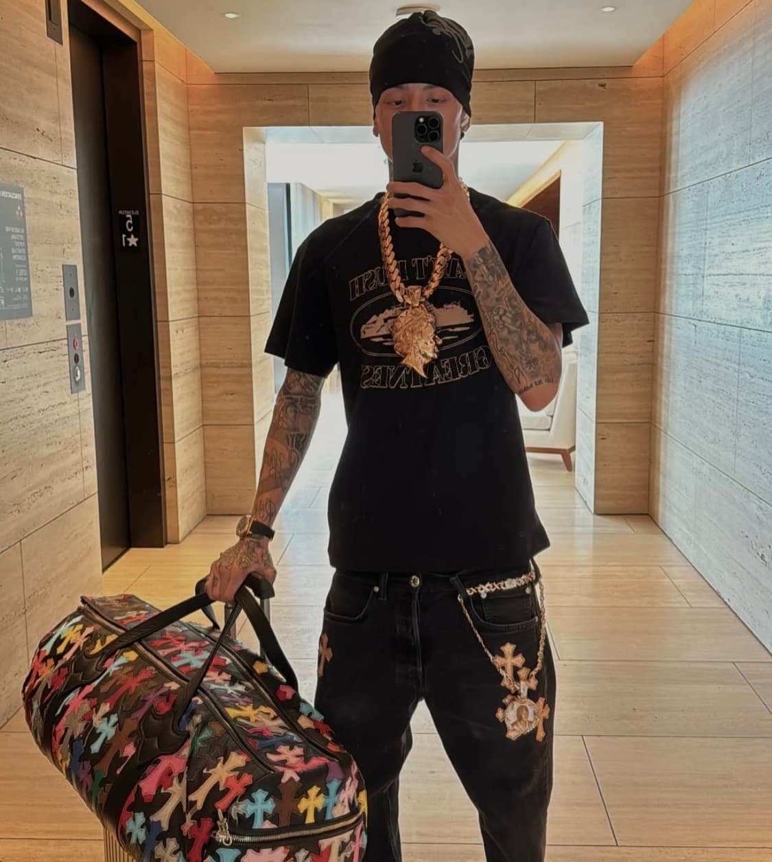 (새상품) Can't Rush Greatness 반팔티 M 상품이미지4