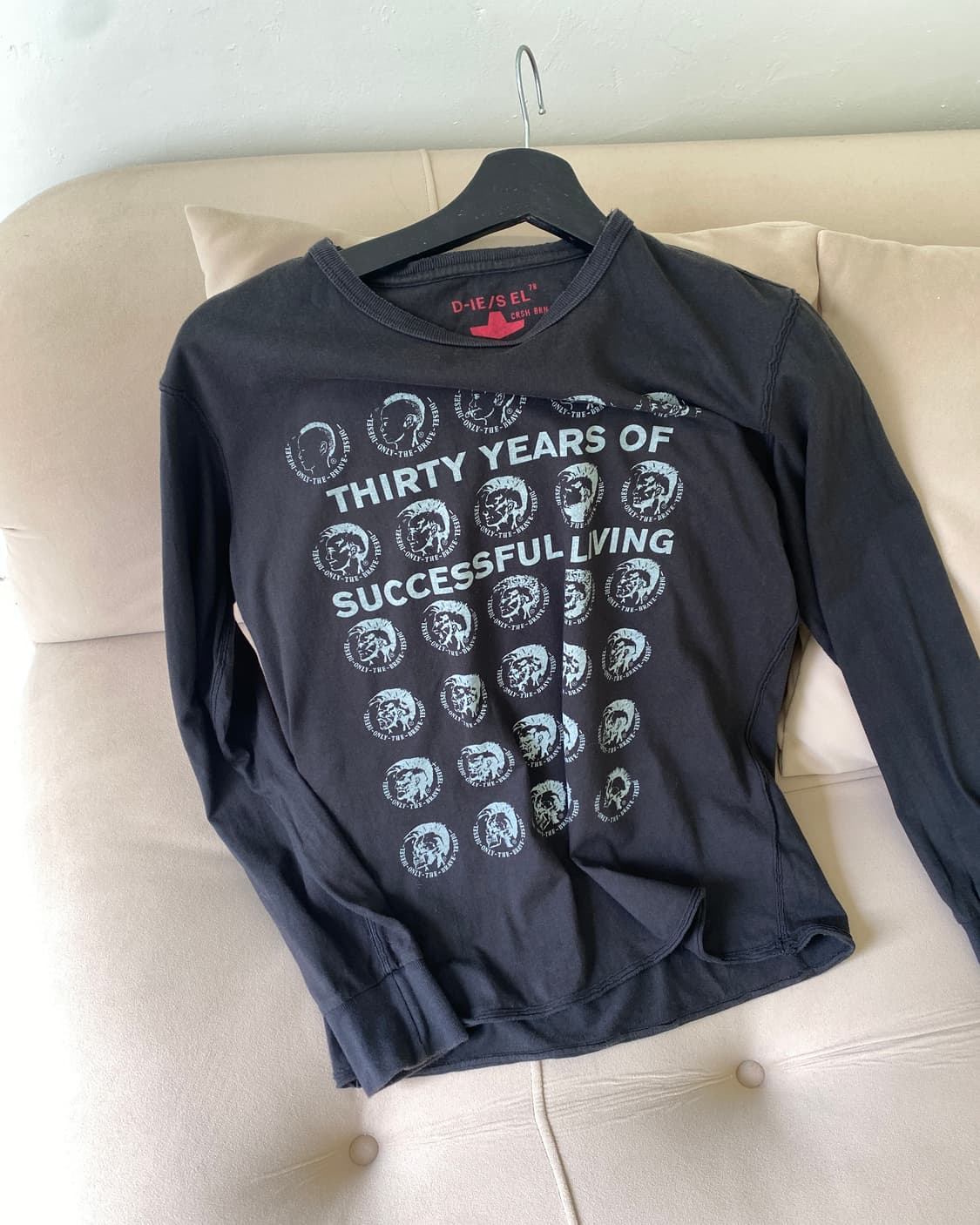 디젤 디스트로이드 모히칸 롱슬리브 상품이미지1