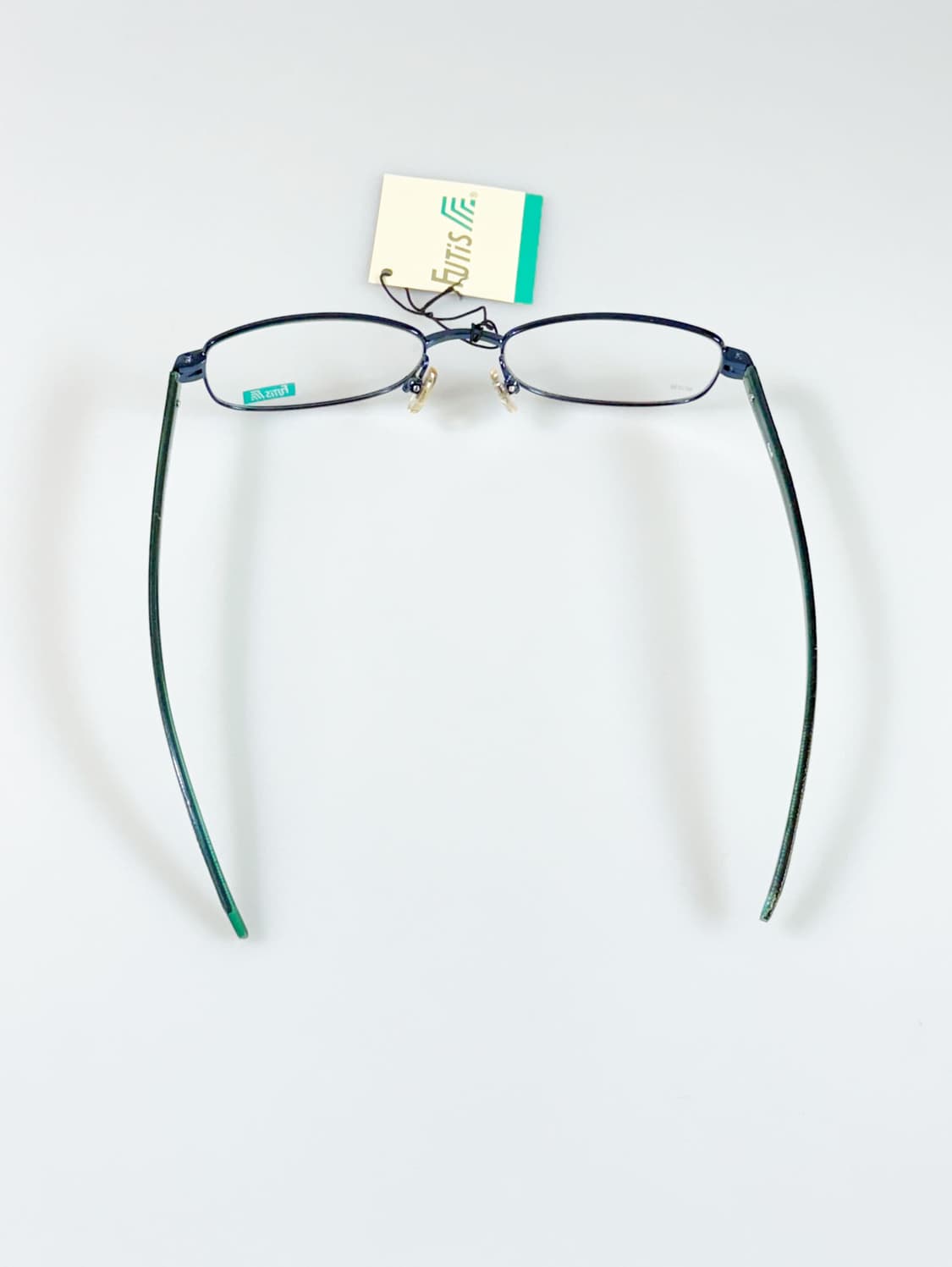 90s FUTIS 슬림 메탈 오벌 프레임 빈티지 안경 상품이미지5