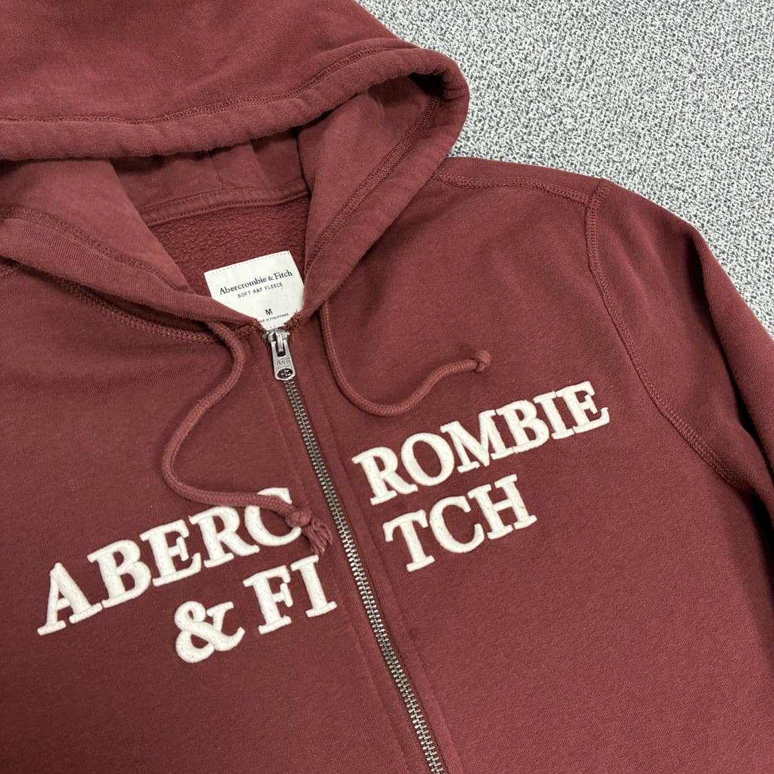 <아베크롬비 빈티지 브라운 후드집업> No.1450 상품이미지6