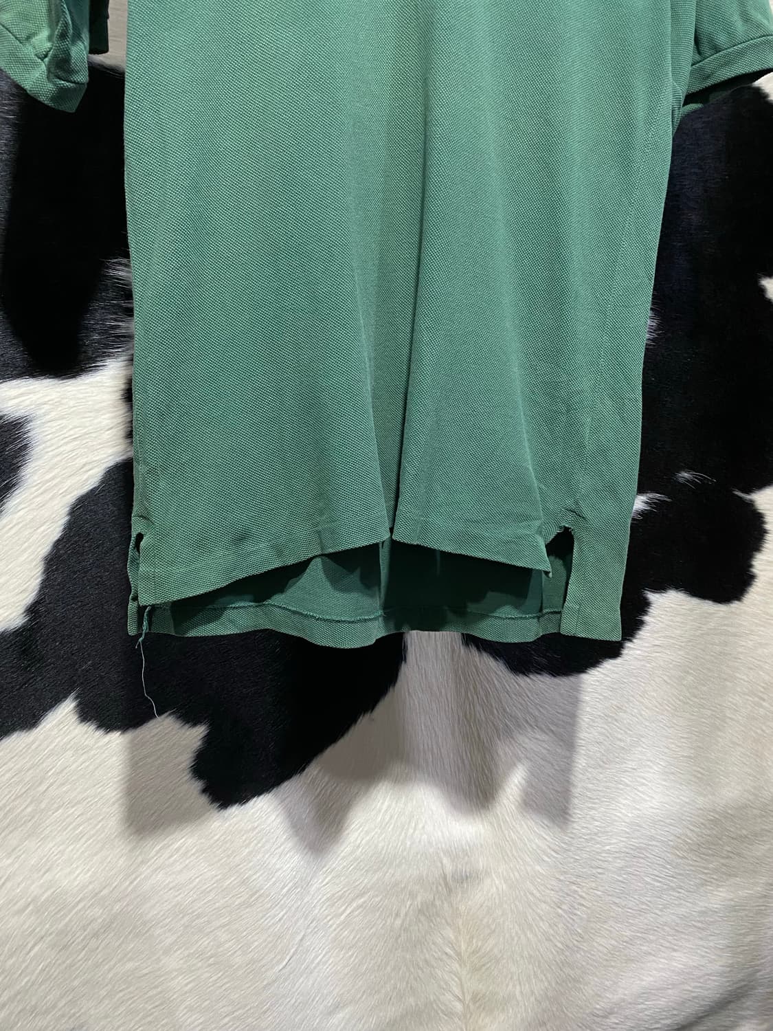 Fred Perry 로고 자수 디테일 그린 반팔티셔츠 상품이미지4