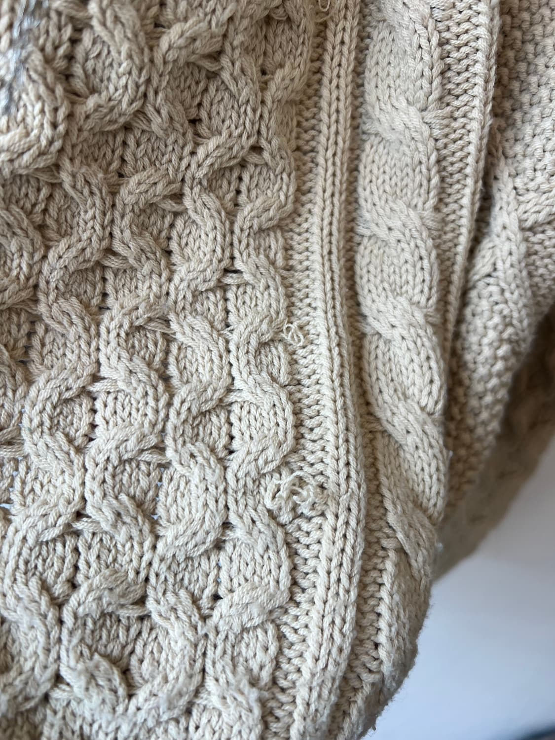 나이키 남여공용 아이보리 라운드 케이블니트
 상품이미지6