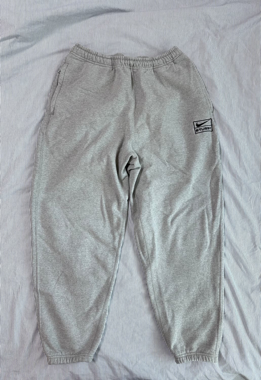 (SS급) 나이키 x 스투시 NRG RA 플리스 팬츠 다크 그레이 헤더  상품이미지1