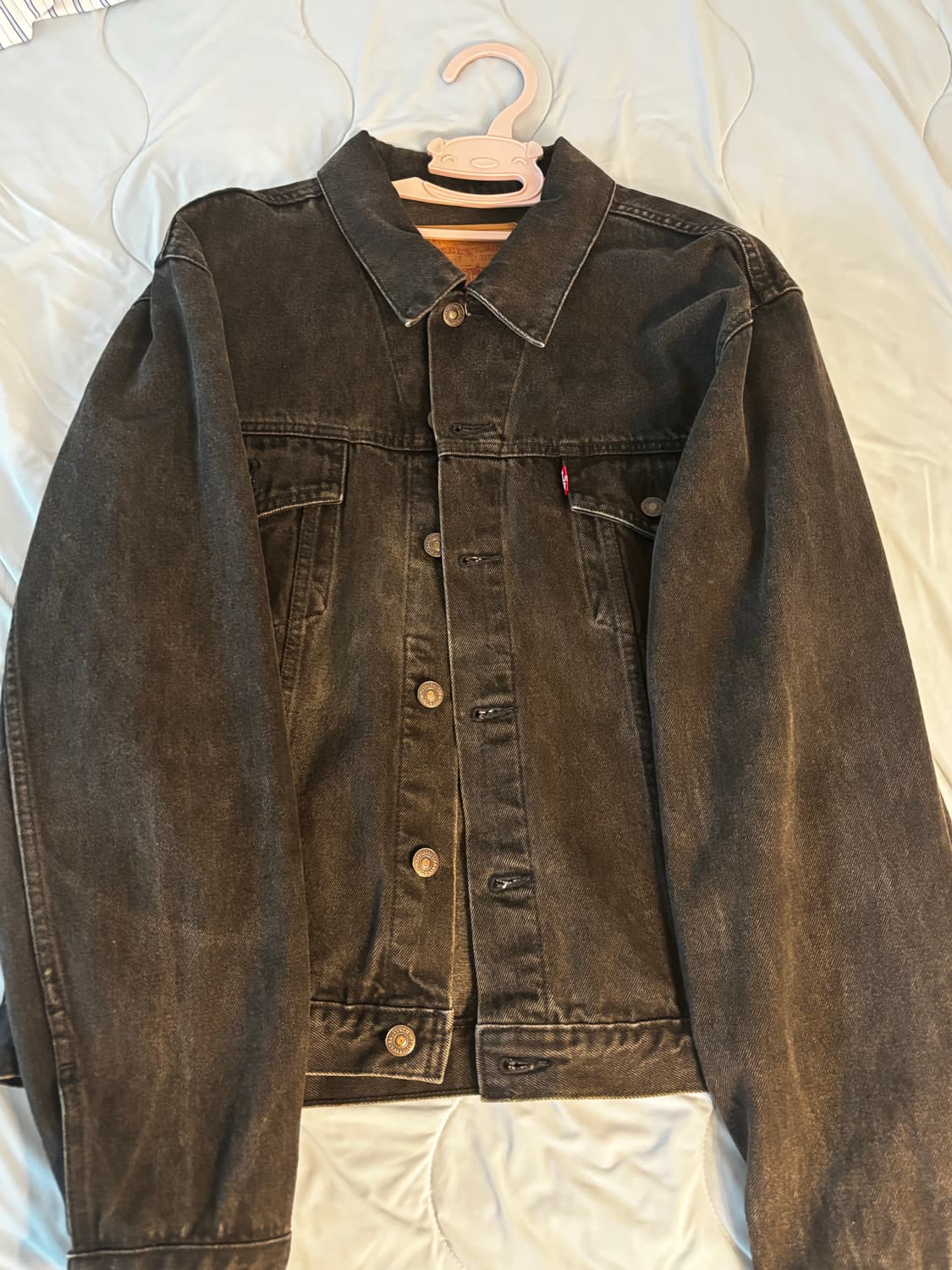 리바이스 흑청 데님 자켓 105 상품이미지2