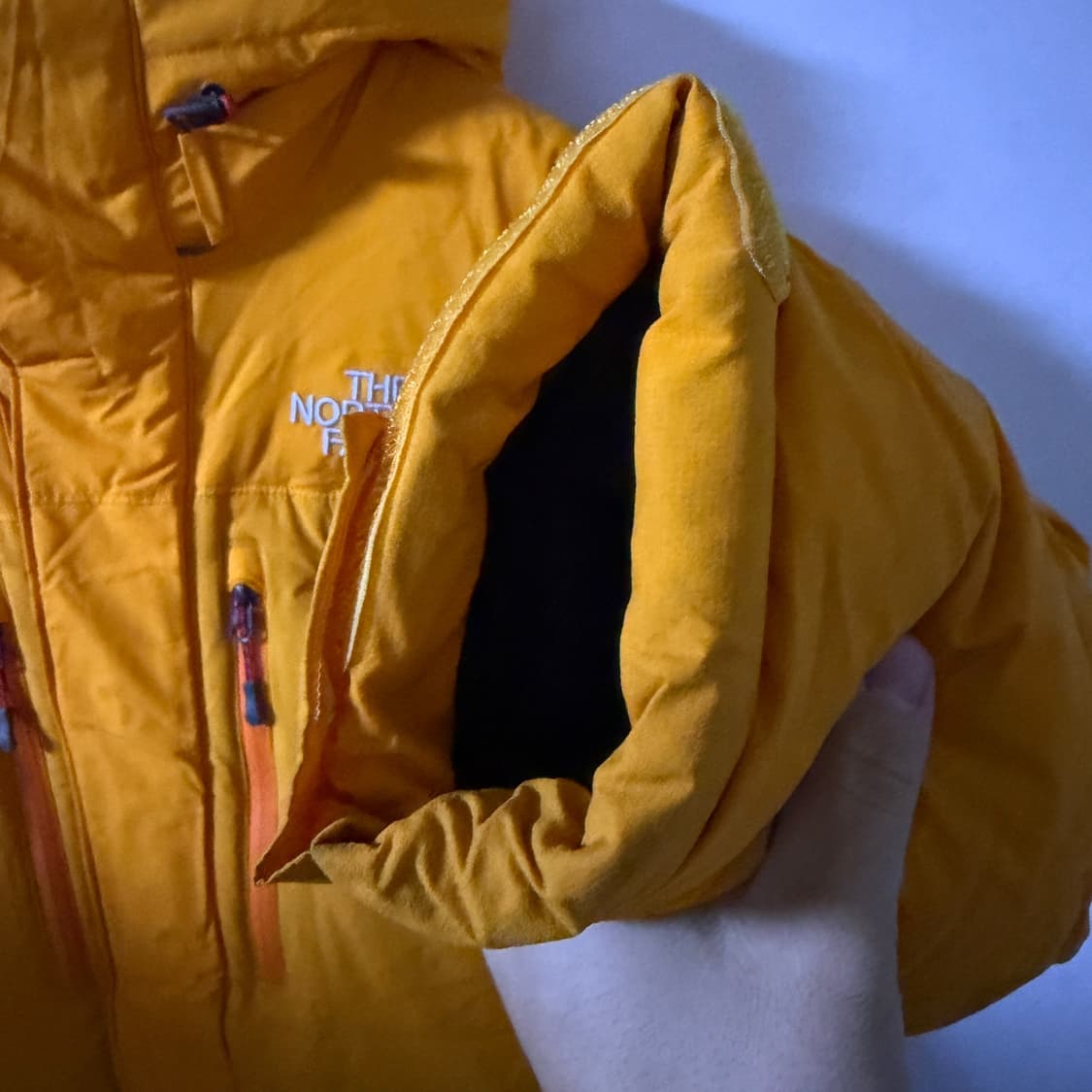 노스페이스 히말라야 800필 다운 오렌지 M(95정도) 상품이미지5