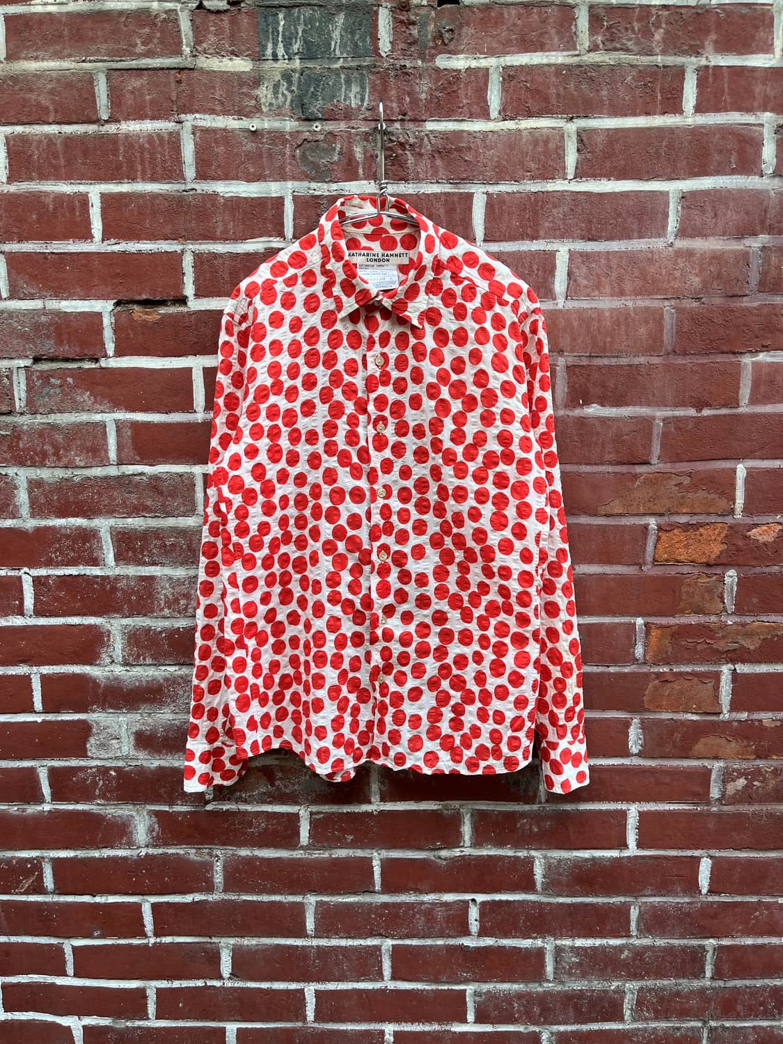 KATHRINE HAMNETT LONDON 폴카 도트 셔츠  상품이미지2