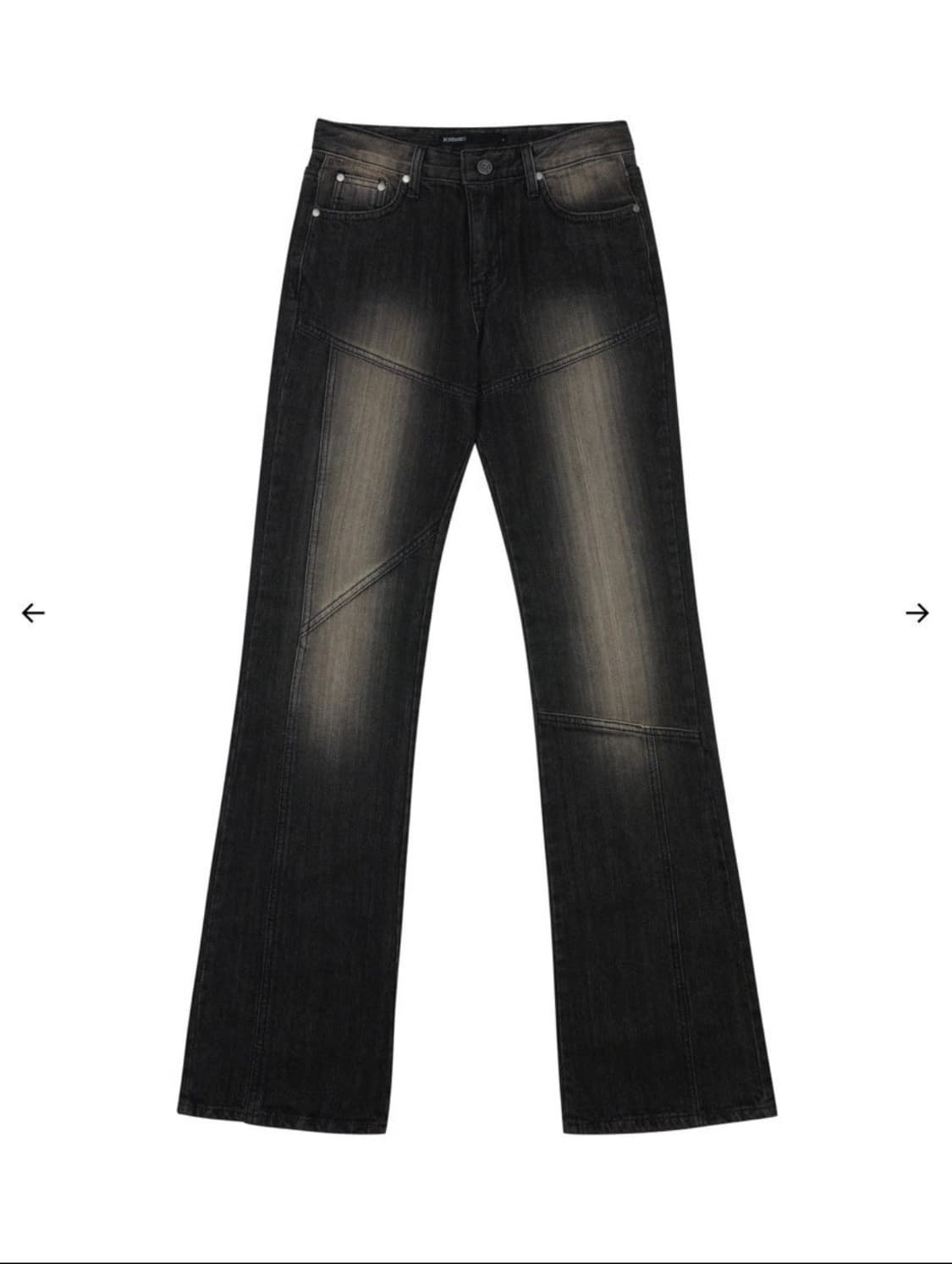 보헤미안서울 컷아웃 부츠컷 데님 L 판매 (새상품) 상품이미지1