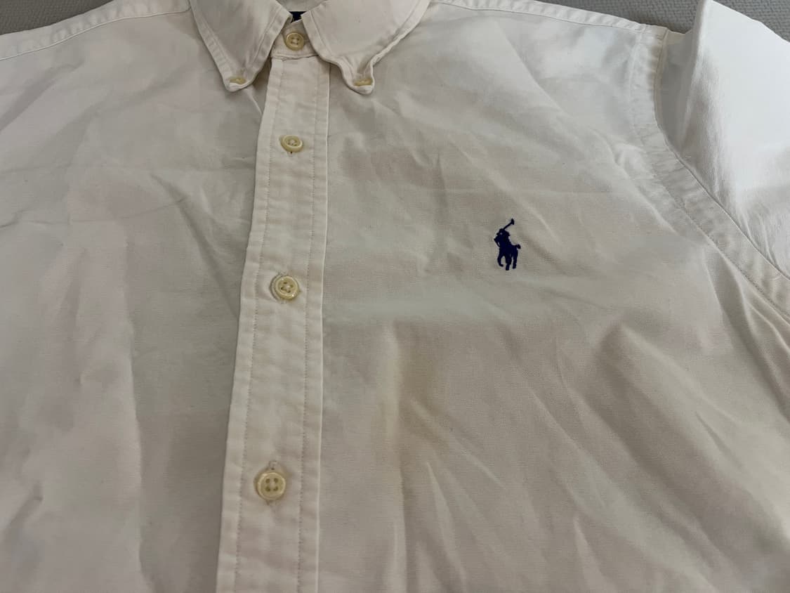 무료배송 백화점 정품 - 폴로 반팔 셔츠(화이트) M 상품이미지5
