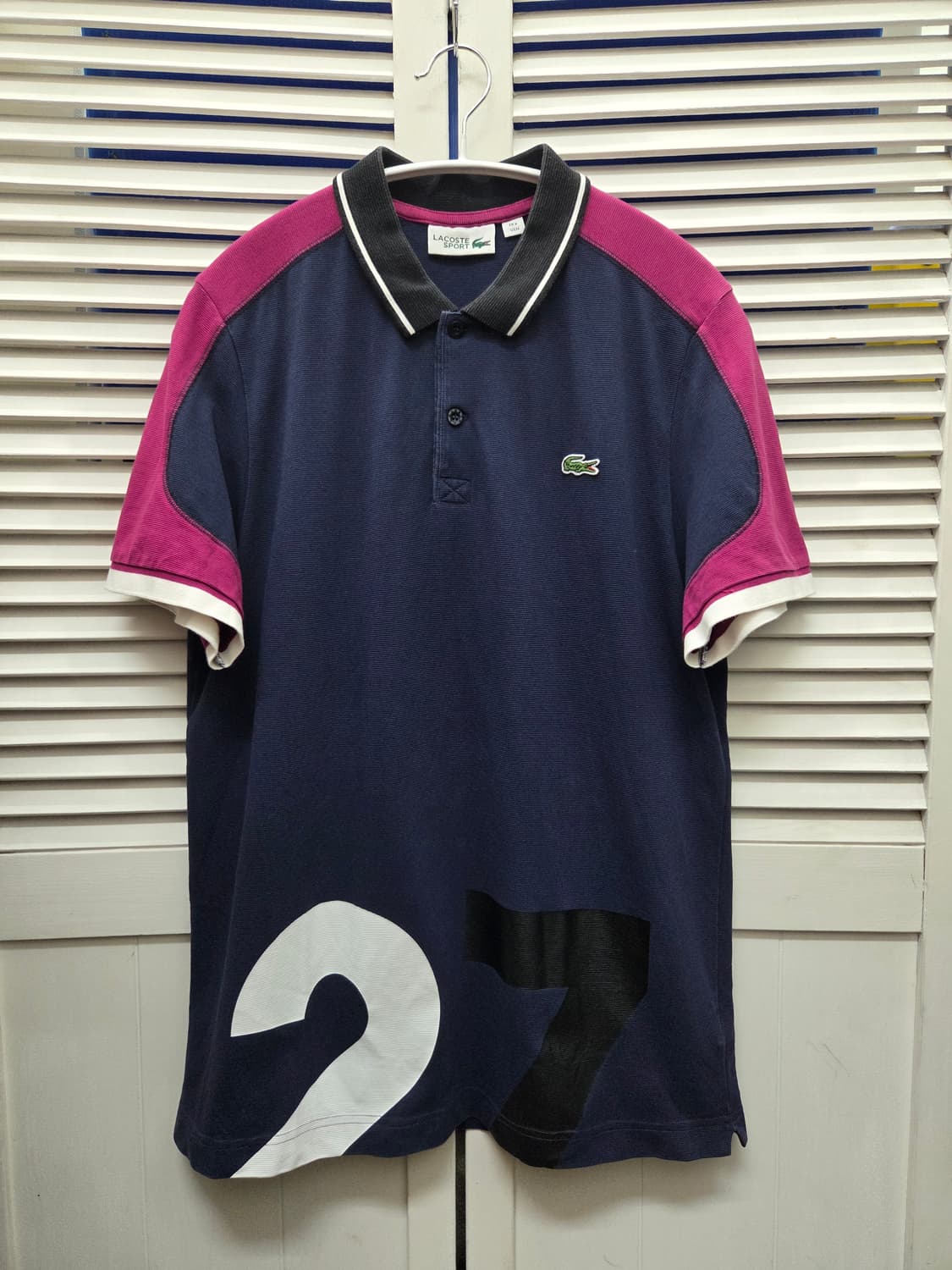 라코스테 프린티드 폴로 셔츠 상품이미지1